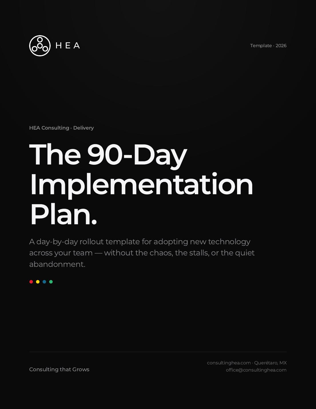 Plan de Implementación Tecnológica 90 Días