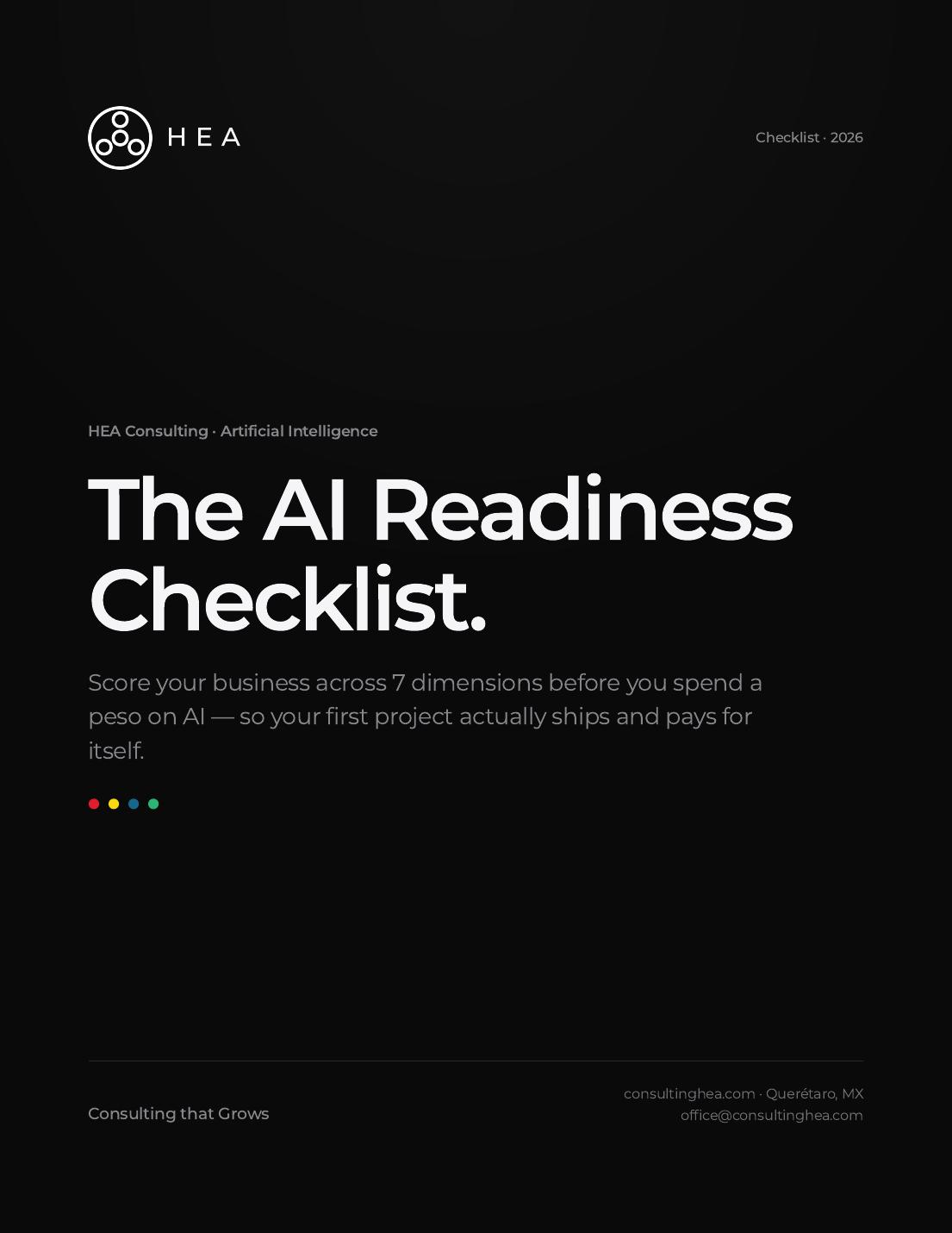 Checklist de Preparación para IA