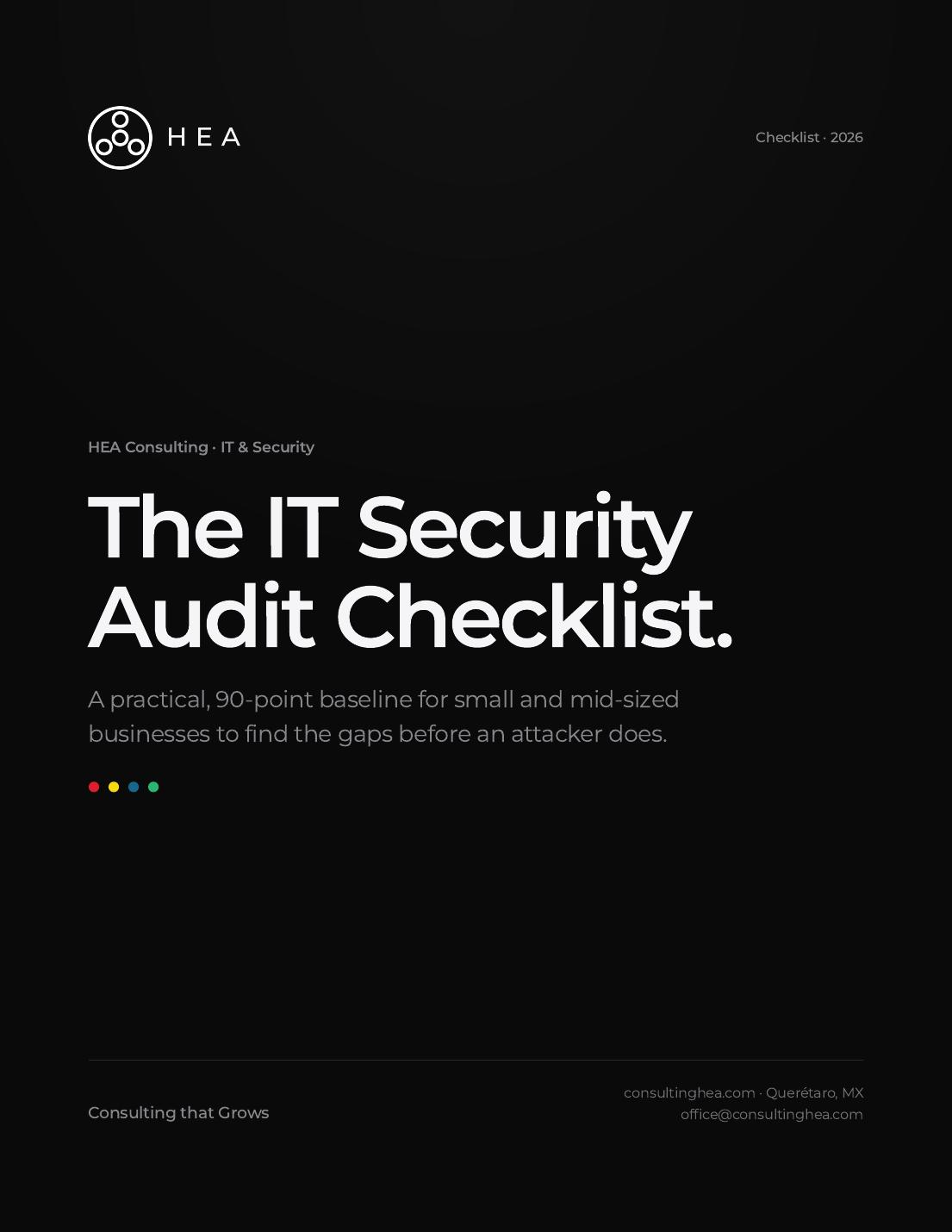 Checklist de Auditoría de Seguridad TI